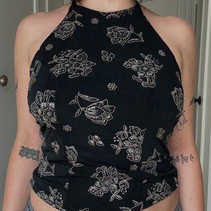 Handmade halter-neck top